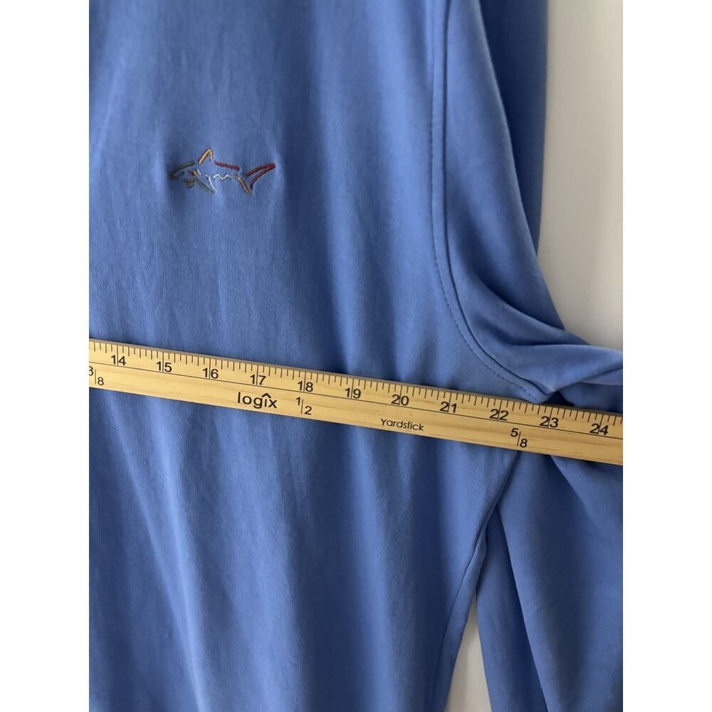 Greg Norman Pullover Sweatshirt Mens M Blue Long Sleeve 1/4 Zip - Picture 3 of 12